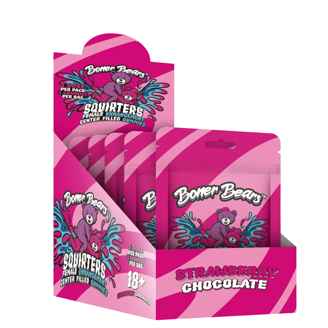 Squirters Female Enhancement Gummies [Strawberry Chocolate]