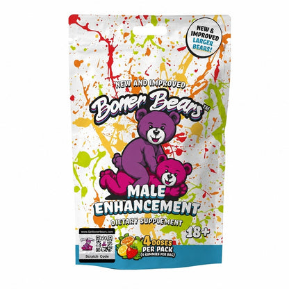 Boner Bears 4 Dose Pack