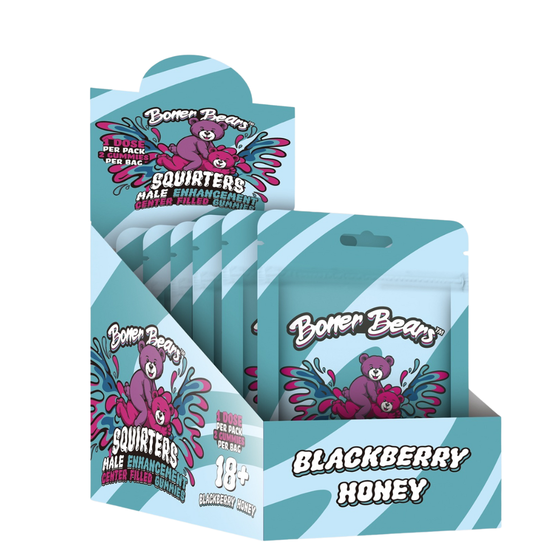 Squirters Male Enhancement Gummies [Blackberry Honey]